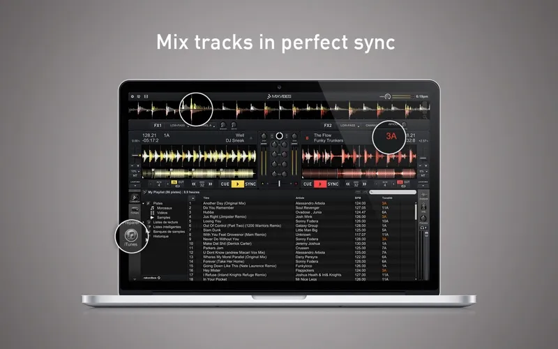 Tangkapan layar Cross DJ