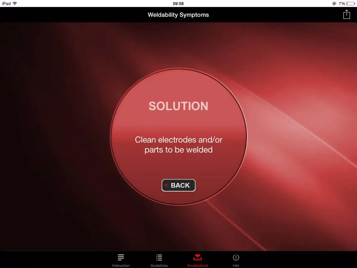 Resistance Spot Welding Troubleshooting iPad 应用截图