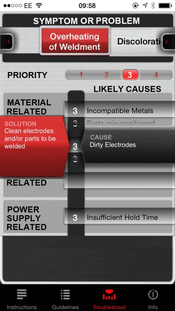 Resistance Spot Welding Troubleshooting应用截图
