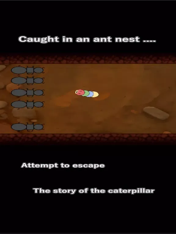 Capturas de pantalla de Escape caterpillar-ant nest iPad 