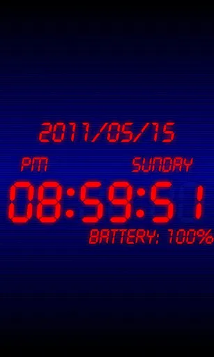 Capturas de pantalla de Battery Clock β