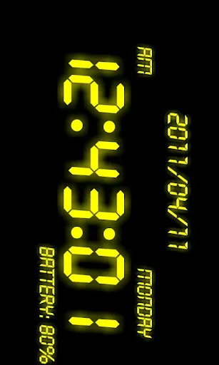 Capturas de pantalla de Battery Clock β