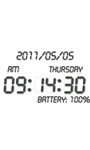 Capturas de pantalla de Battery Clock β
