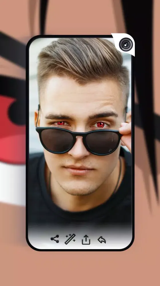 Скриншоты Sharingan Eyes Camera
