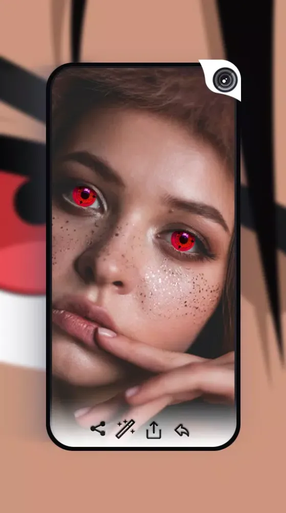 Скриншоты Sharingan Eyes Camera