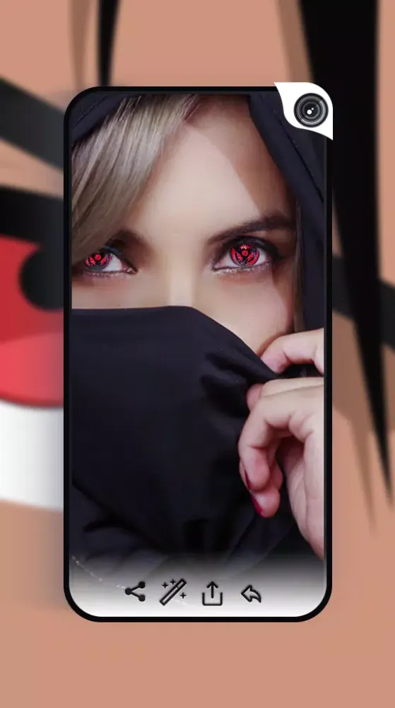 Скриншоты Sharingan Eyes Camera