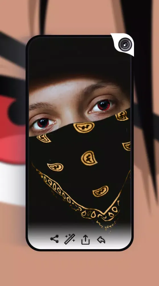 Скриншоты Sharingan Eyes Camera