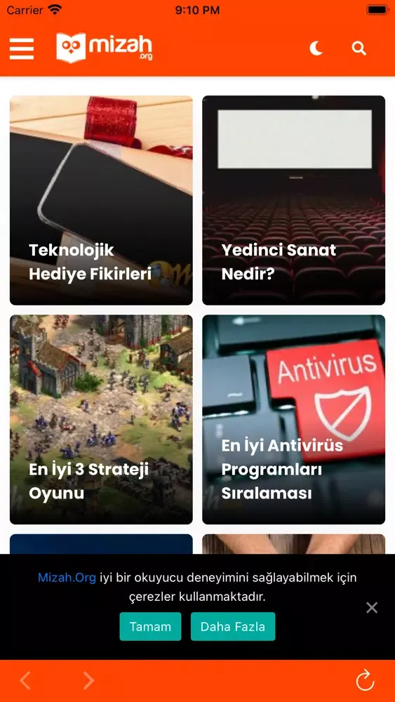 Captures d'écran de Mizah,Sanat&Edebiyat Haberleri