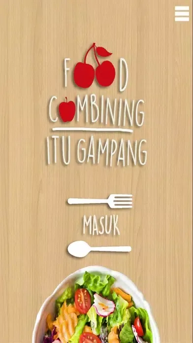 Ảnh chụp màn hình của Food Combining Itu Gampang