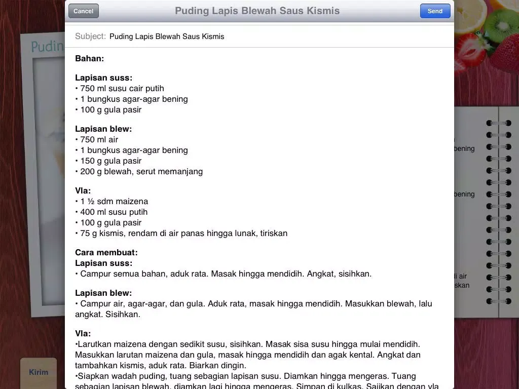 Resep Camilan iPad  Screenshots