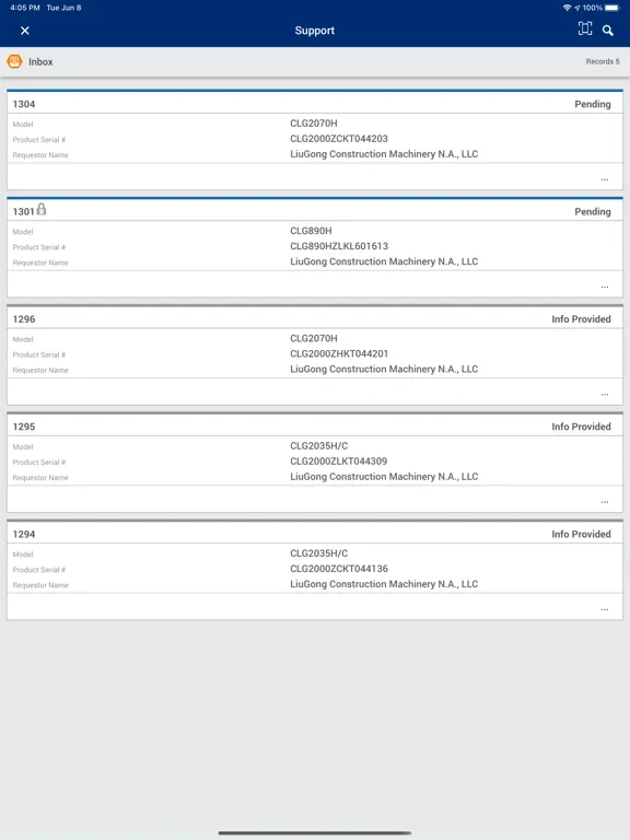 ภาพหน้าจอของ One LiuGong iPad 