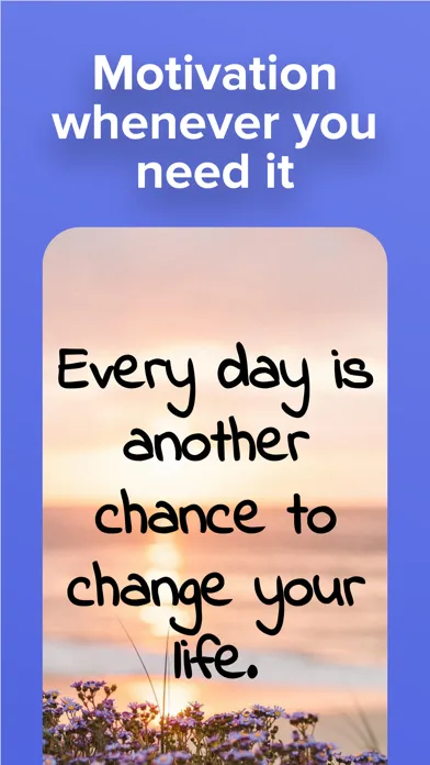 Capturas de tela do Quotes - Daily Motivation App