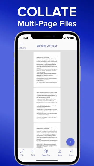 Capturas de tela do Simply Scan Scanner PDF Editor