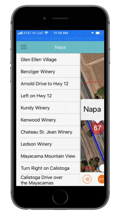 Napa & Sonoma Valley GPS Tour Ekran Görüntüleri