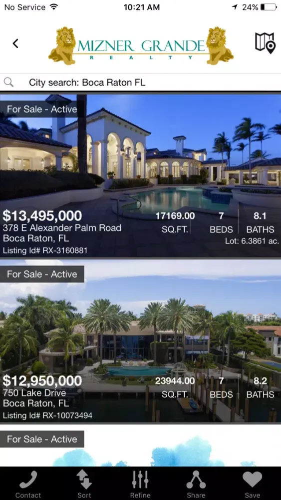 Mizner Grande Realty سکرین شاٹس