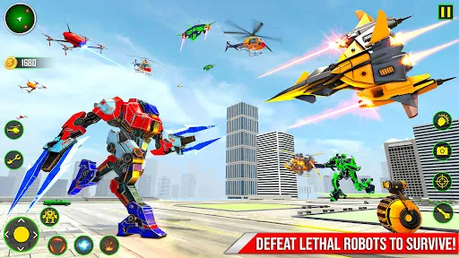 Capturas de pantalla de Air Robot Game - Flying Robot