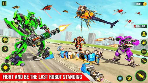 Capturas de pantalla de Air Robot Game - Flying Robot
