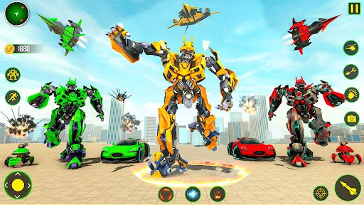 Capturas de pantalla de Air Robot Game - Flying Robot