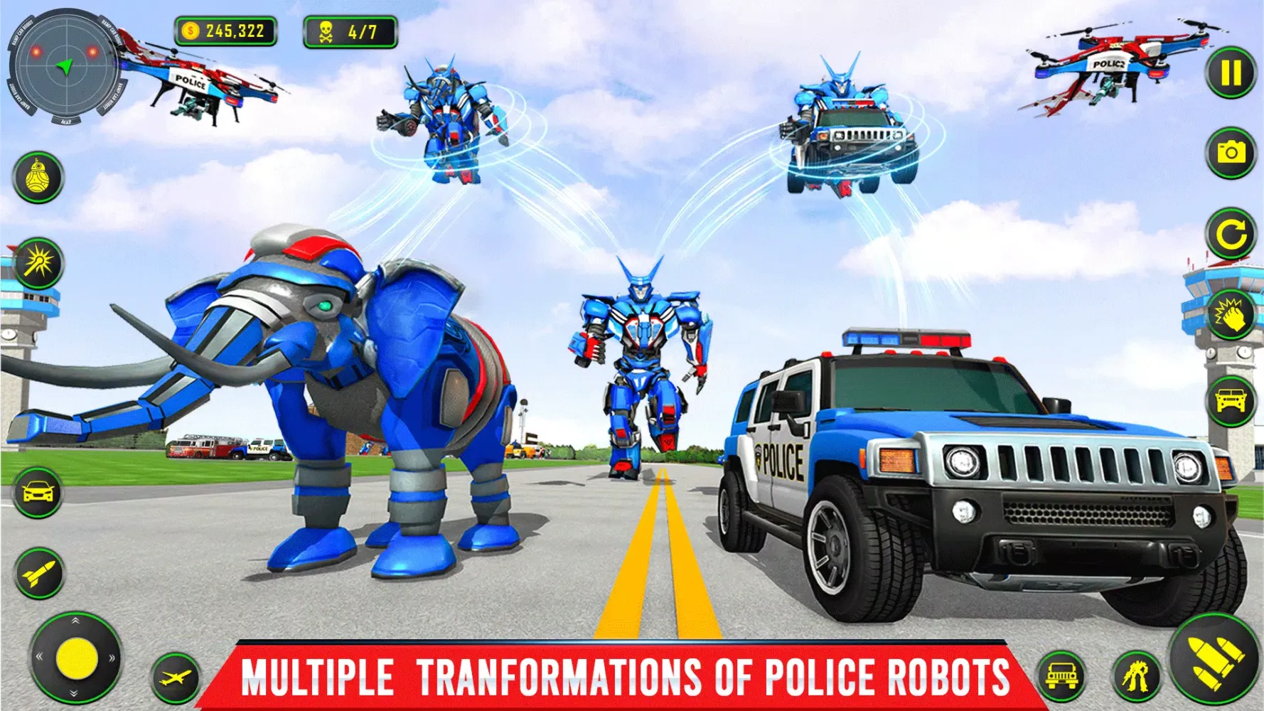 Elephant Robot Car: Robot Game应用截图