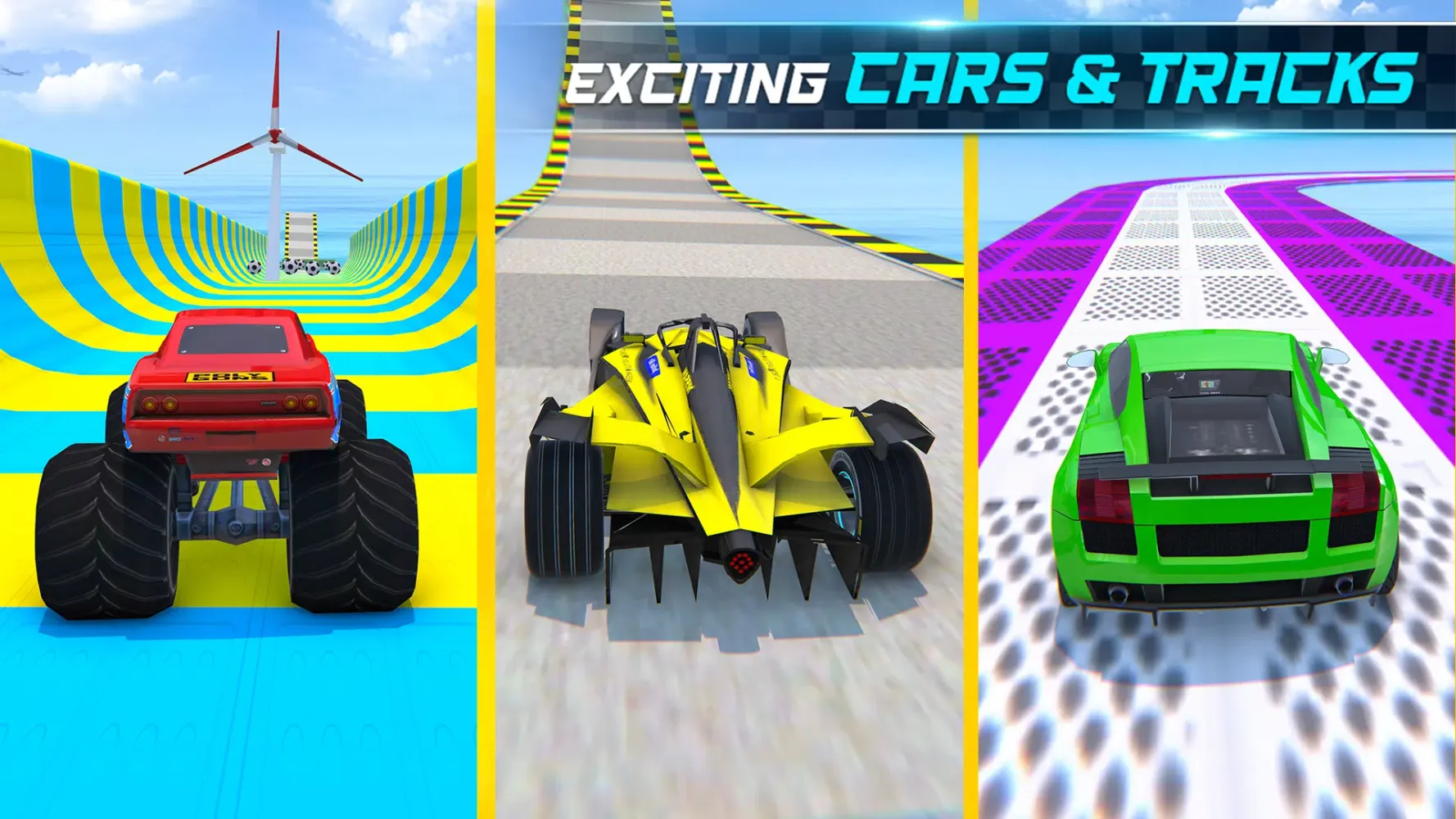 Mega Ramp Car Stunt Game Screenshots