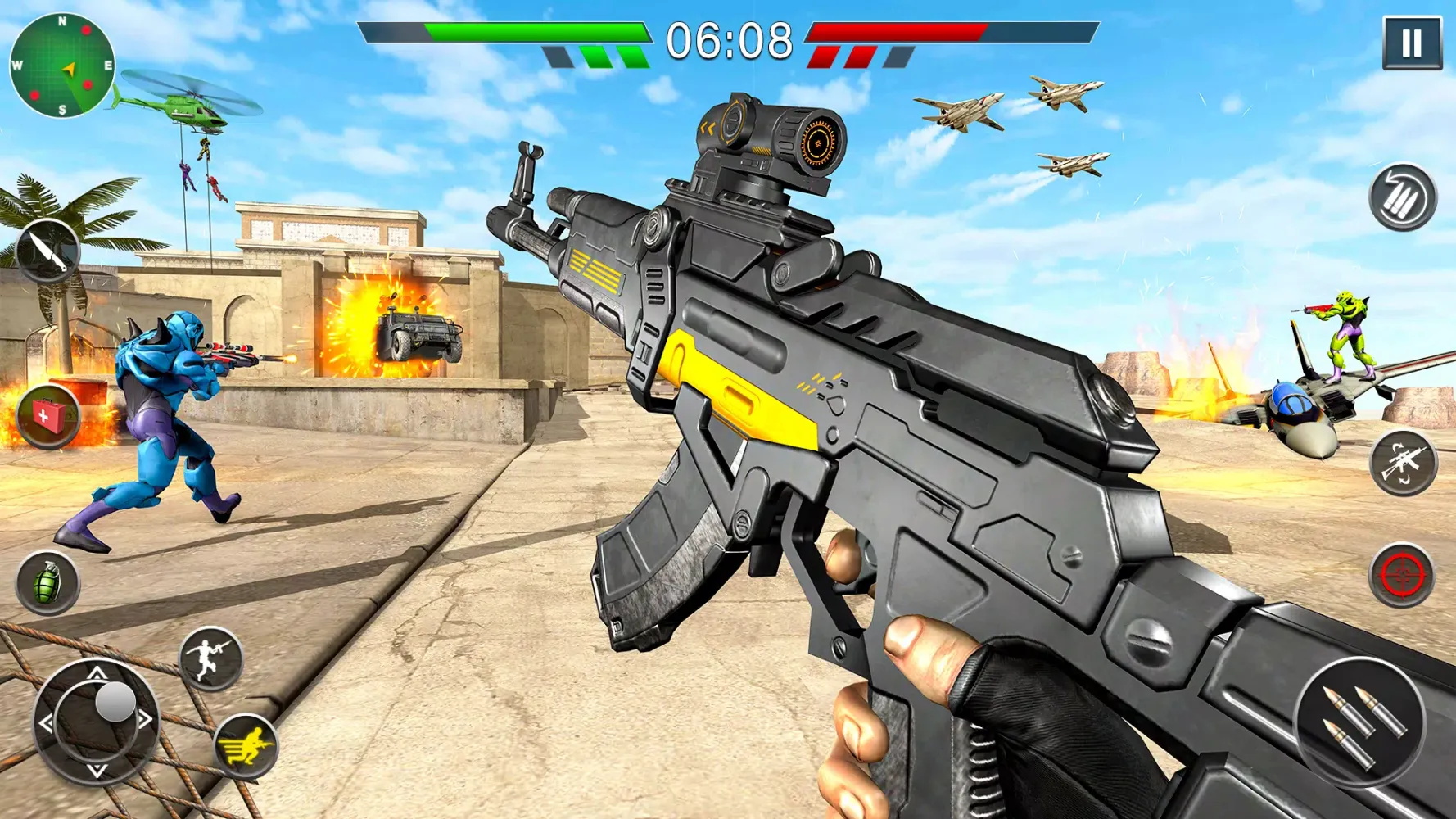 Tangkapan layar Robot FPS Shooting Game 2