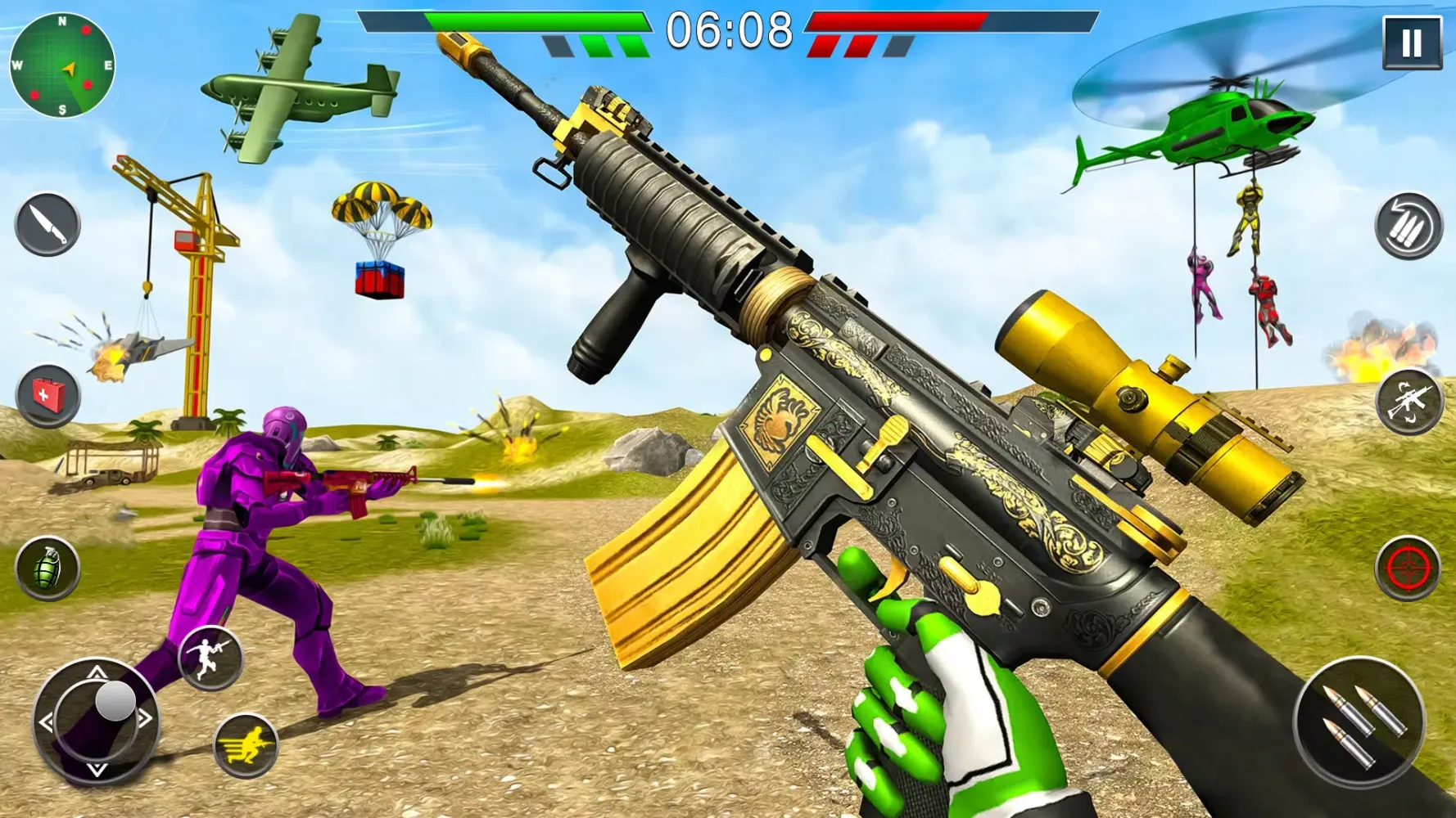 Tangkapan layar Robot FPS Shooting Game 2