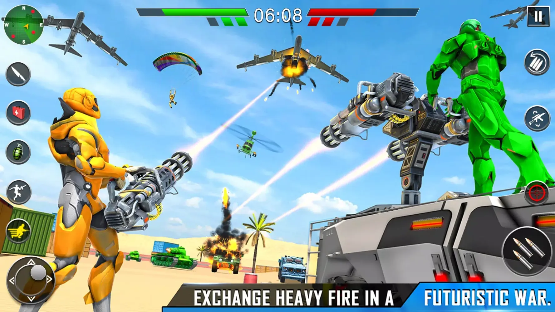 Tangkapan layar Robot FPS Shooting Game 2