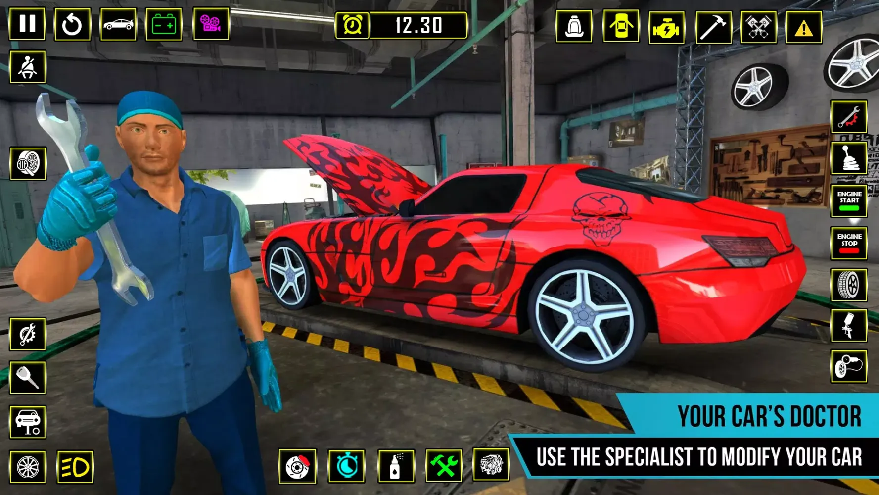 Car Mechanic Simulator Game 3D Screenshots