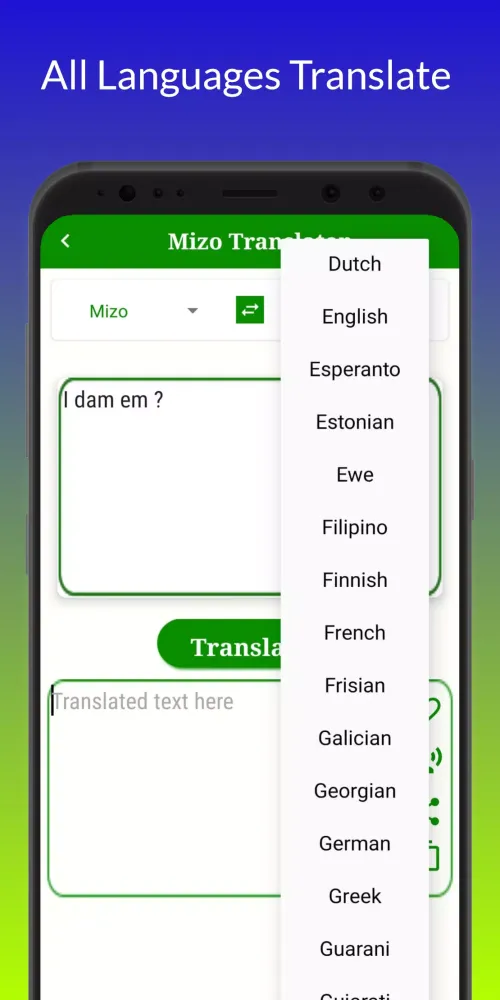 Mizo Translator Screenshots