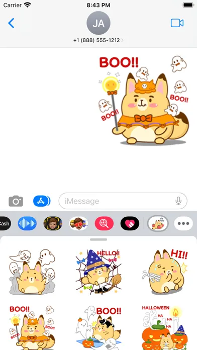 Zrzuty ekranu Little Mizu Fox Stickers