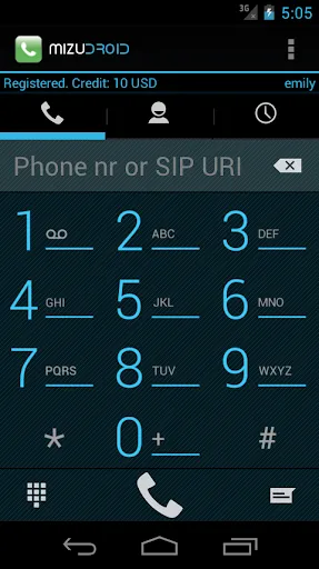 MizuDroid SIP VOIP Softphone应用截图