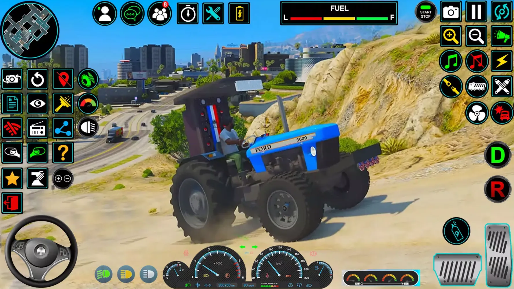 Captures d'écran de Farming Games 3d-Tractor Games