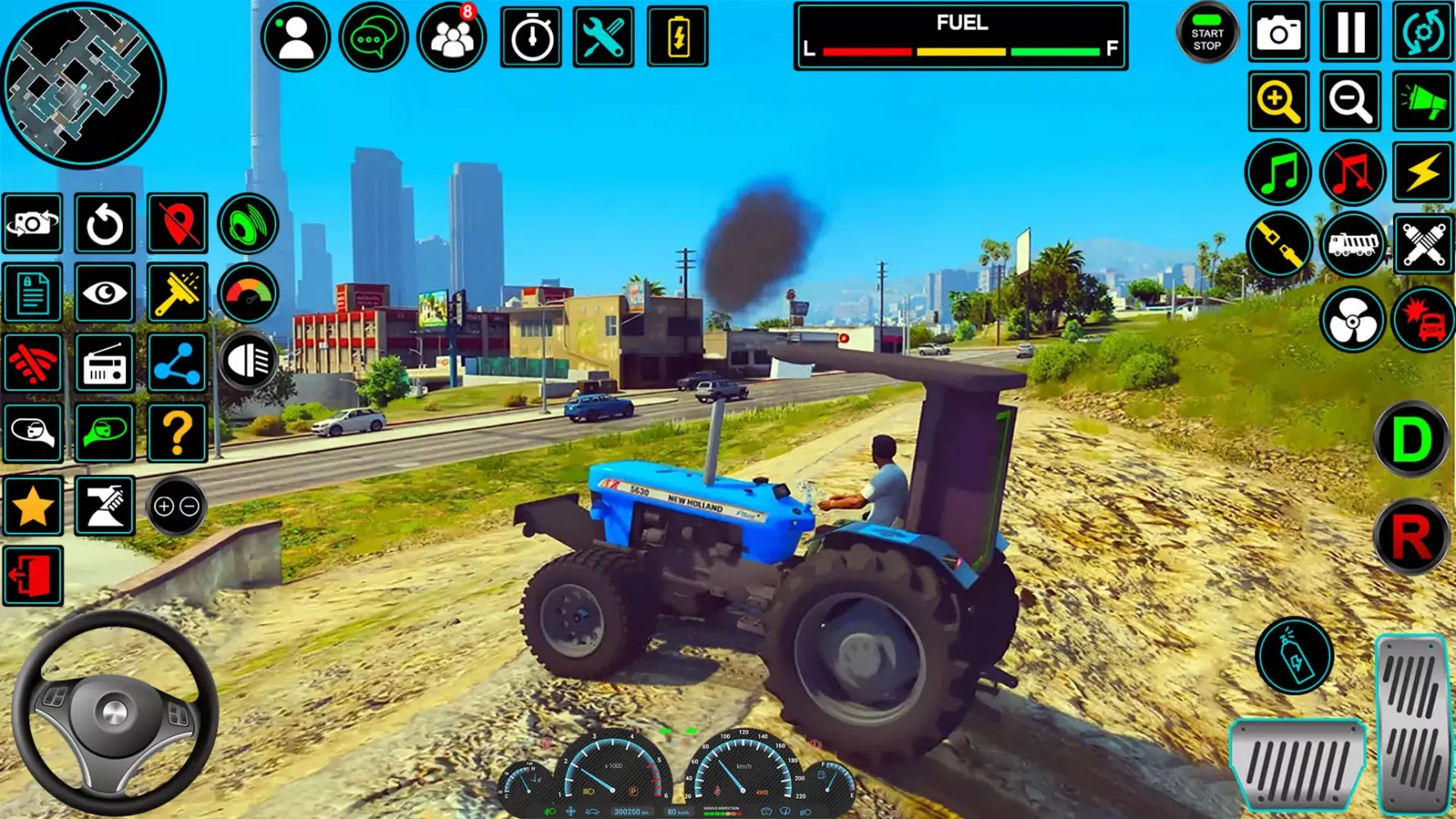 Captures d'écran de Farming Games 3d-Tractor Games