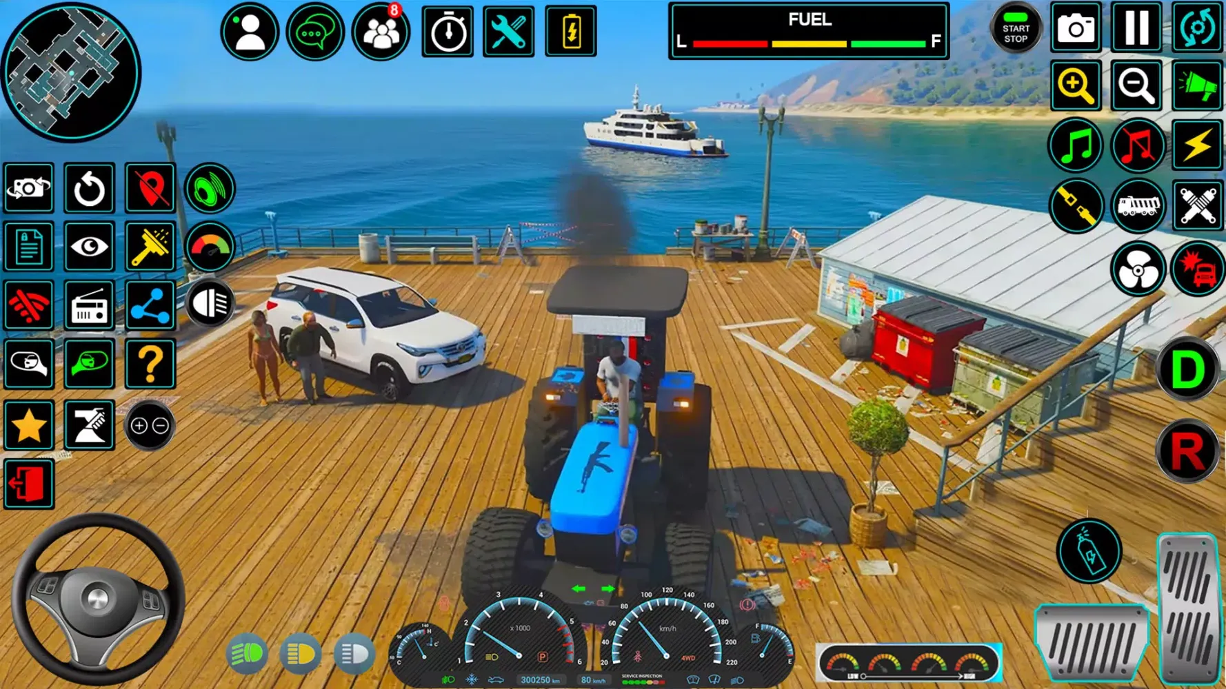 Captures d'écran de Farming Games 3d-Tractor Games