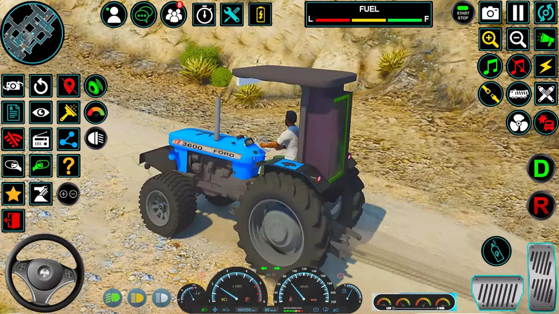 Captures d'écran de Farming Games 3d-Tractor Games