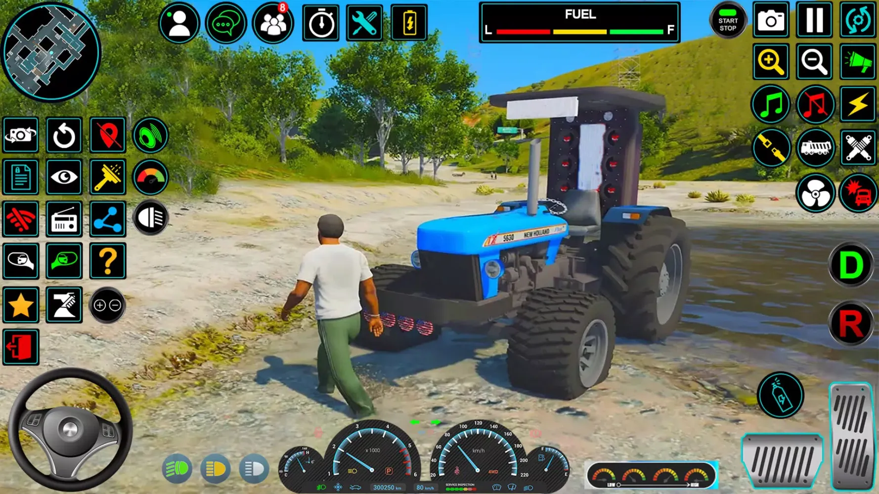 Captures d'écran de Farming Games 3d-Tractor Games