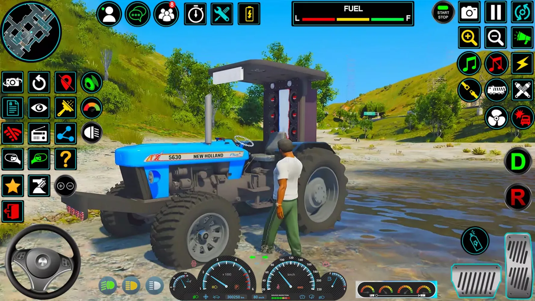 Captures d'écran de Farming Games 3d-Tractor Games
