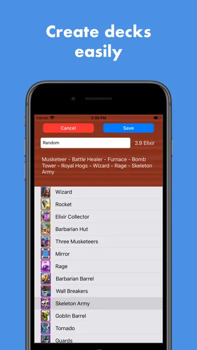Capturas de tela do Clash Decks Mobile Battle