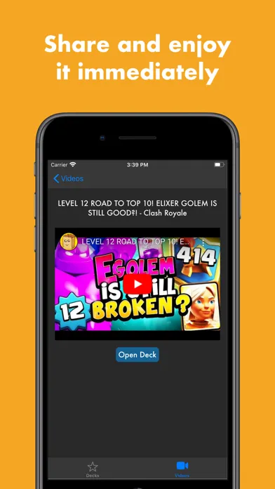 Capturas de tela do Clash Decks Mobile Battle