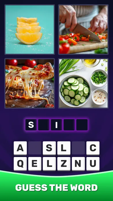 Captures d'écran de 4 Pics 1 Word：Guess The Word
