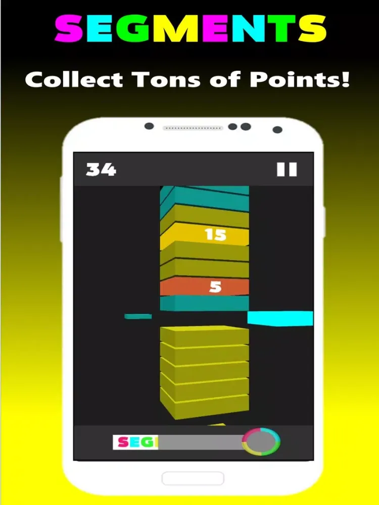 Capturas de pantalla de Segments - Endless Block Smasher iPad 