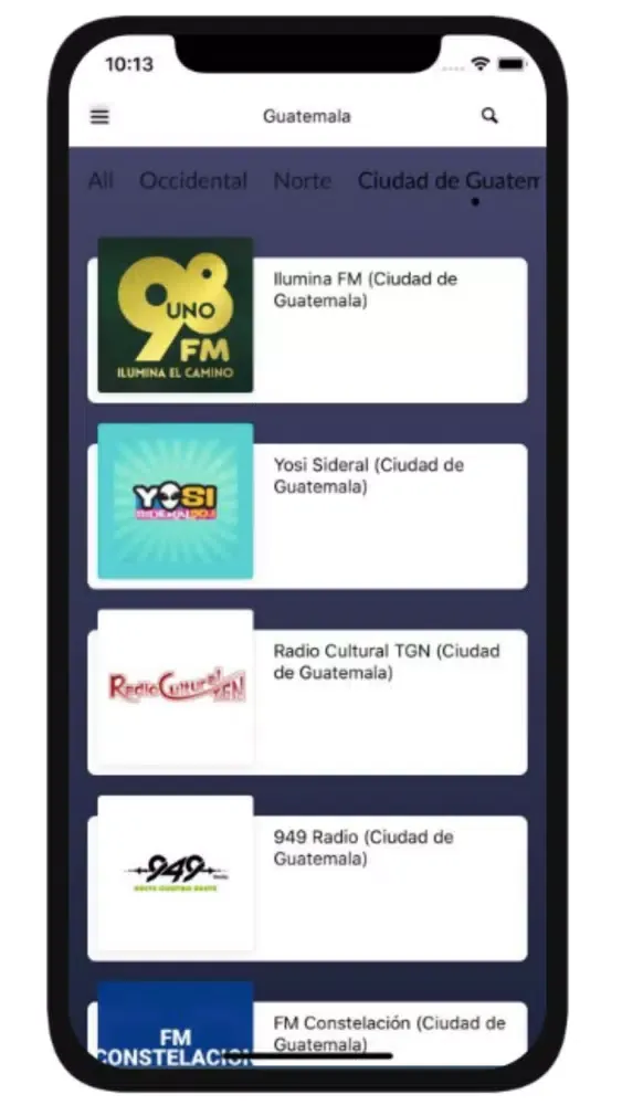 Capturas de tela do Radio Emisoras De Guatemala