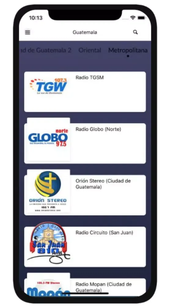 Capturas de tela do Radio Emisoras De Guatemala