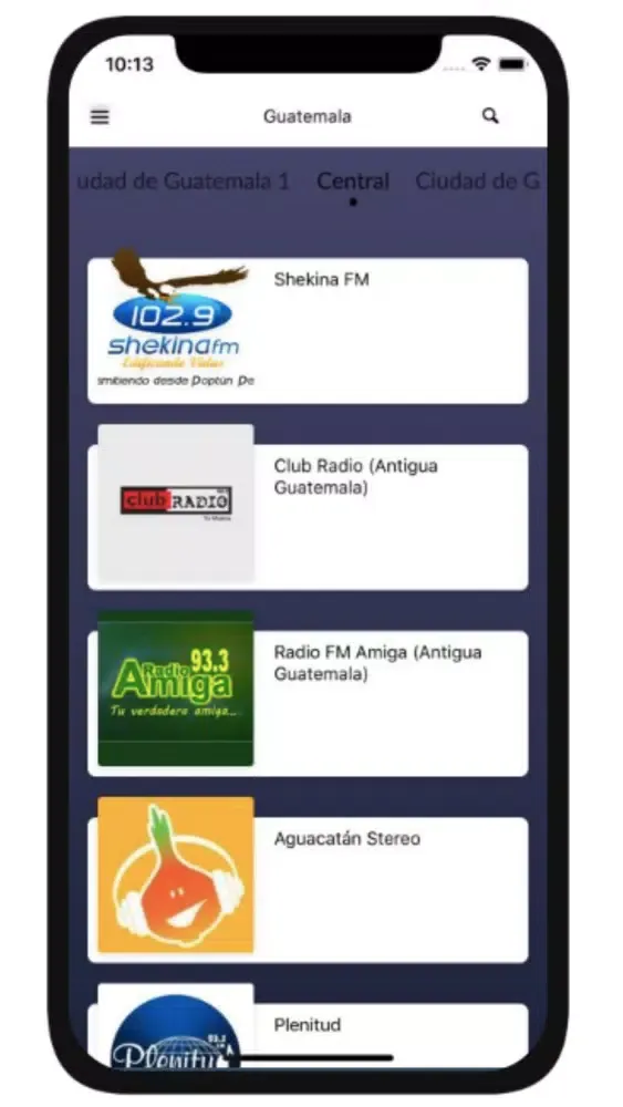 Capturas de tela do Radio Emisoras De Guatemala