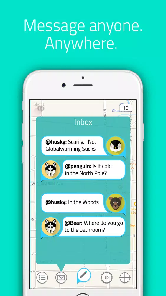 Shoutout - The Social Map Screenshots