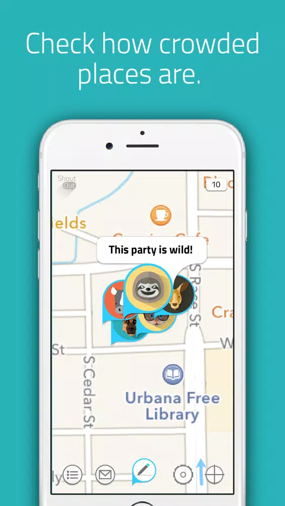 Shoutout - The Social Map Screenshots