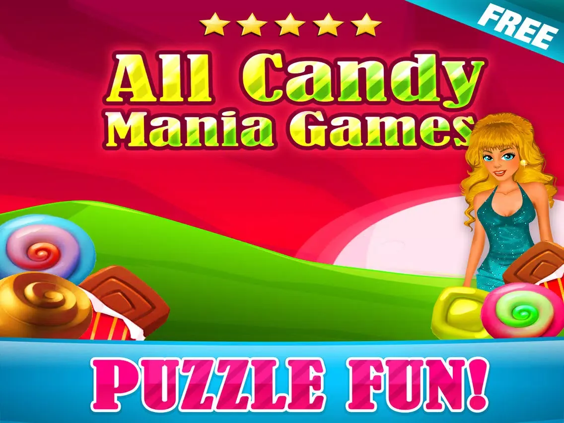All Candy Mania Games 2015 - Soda Pop Match 3 Candies Game For Children HD FREE iPad  Screenshots