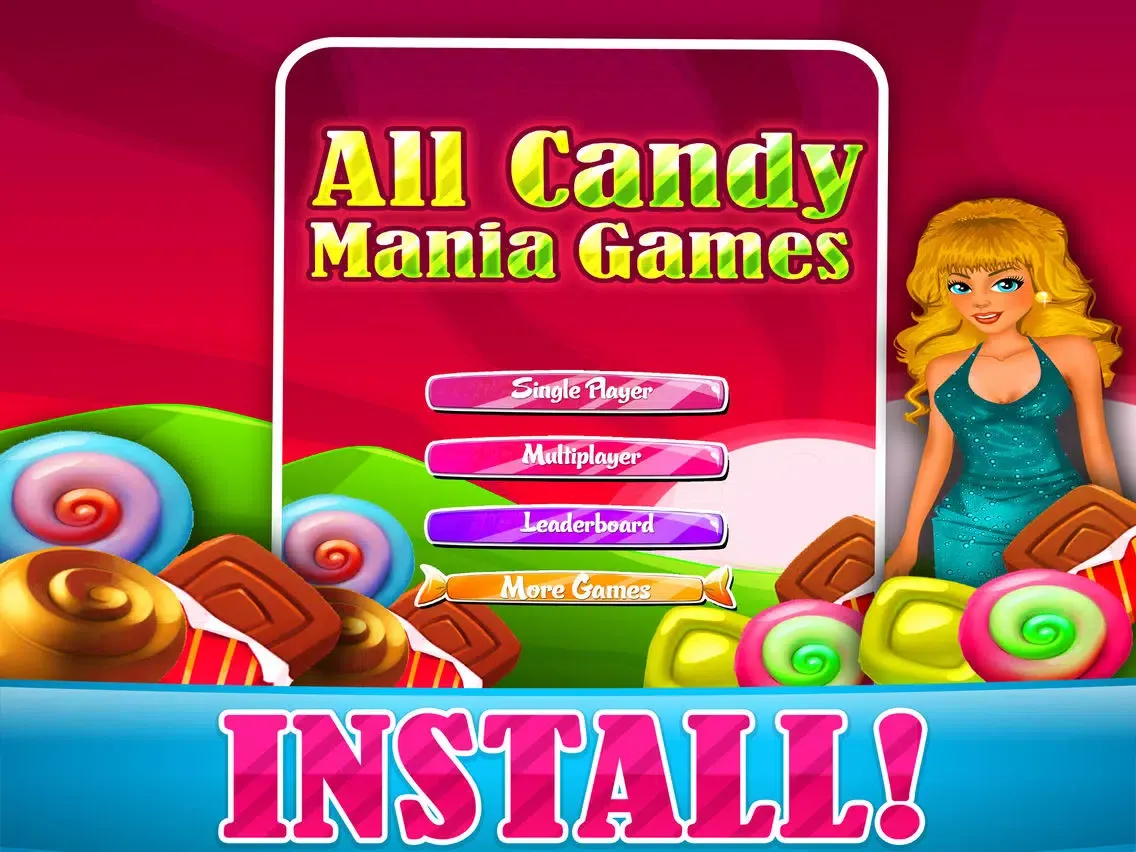 All Candy Mania Games 2015 - Soda Pop Match 3 Candies Game For Children HD FREE iPad  Screenshots