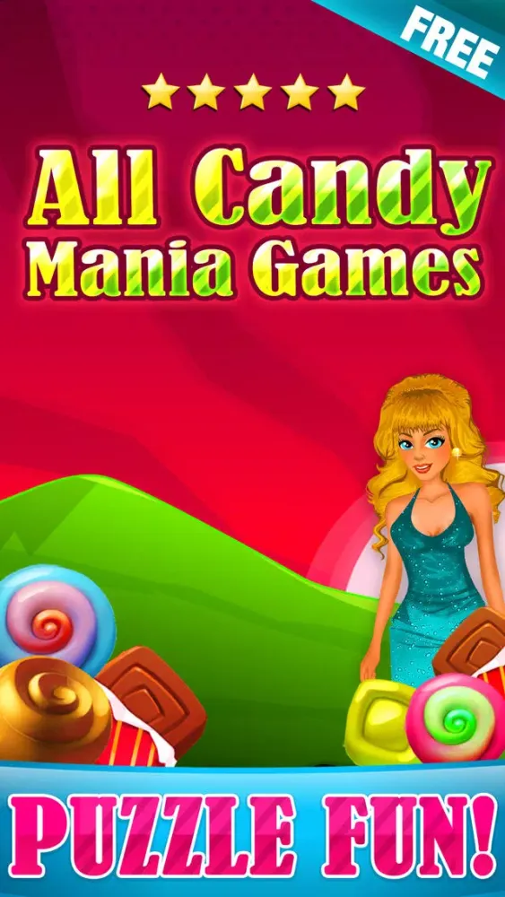 All Candy Mania Games 2015 - Soda Pop Match 3 Candies Game For Children HD FREE Screenshots