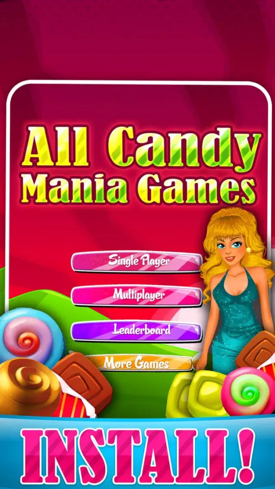 All Candy Mania Games 2015 - Soda Pop Match 3 Candies Game For Children HD FREE Screenshots